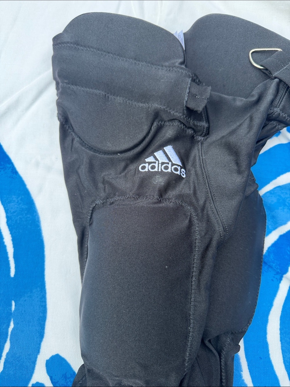 Football pants-adidas Black Padded Men’s Training Pants with Logo